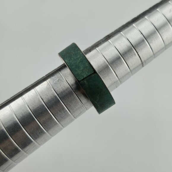 925 Sterling Silver Band Ring Men Women Unisex Minimal 7 Vintage - Picture 4 of 16